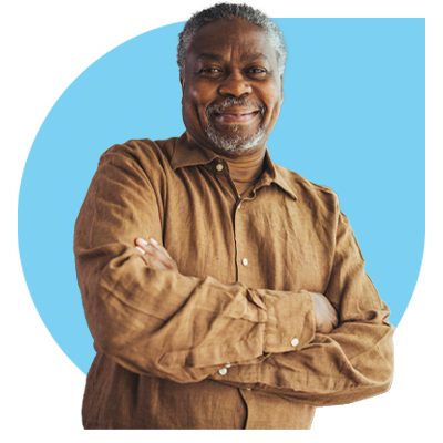 Man standing with arms crossed