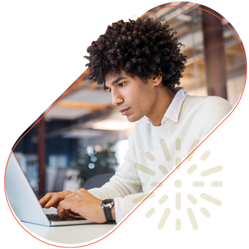 Man on laptop