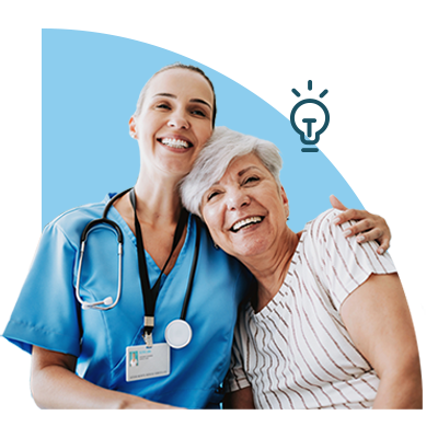Nurse and patient