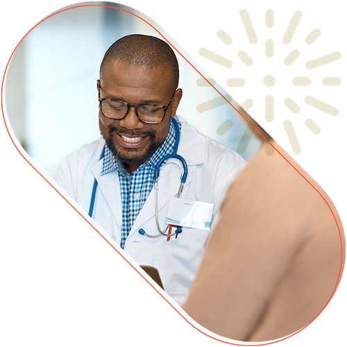 doctor and patient talking