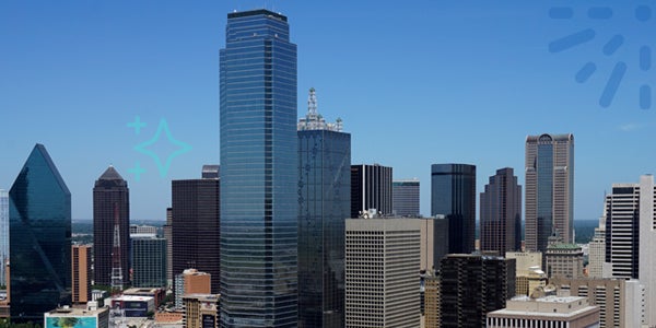 Dallas, TX skyline