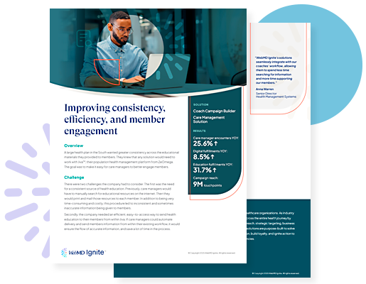 Jiva client story graphic