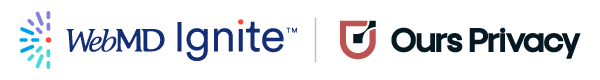 WebMD Ignite and Open Privacy logos.