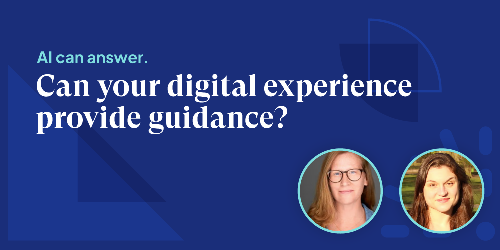 AI can answer. Webinar cover 